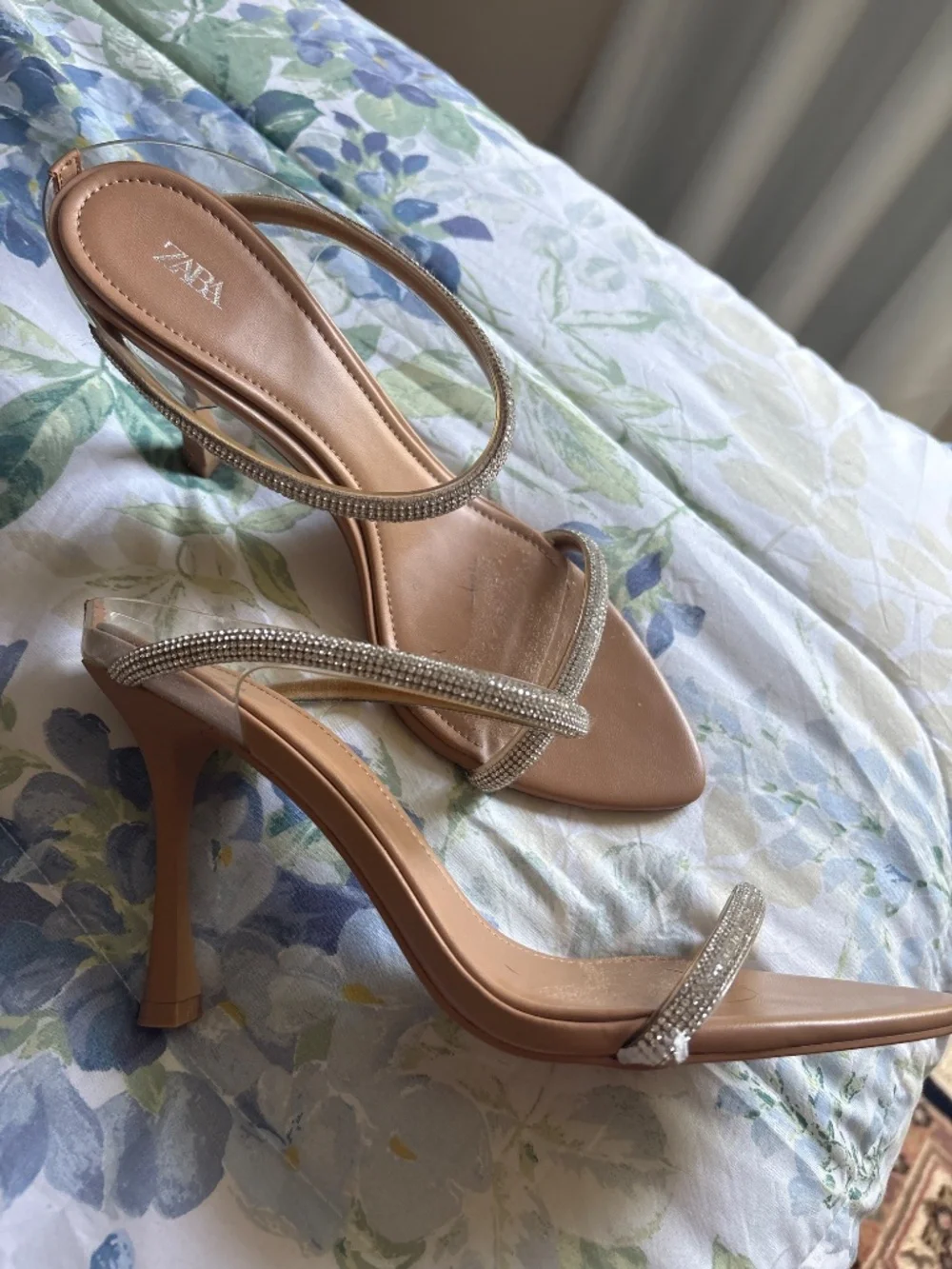 New Zara diamontee heels size 9 - Picture 2 of 3